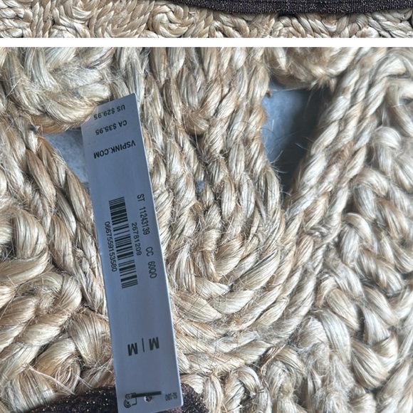 Glittery brown 3 piece swim set from Victoria’s Secret.  Size M-DD. New. - Picture 10 of 12